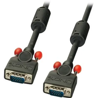 Produktbild von LINDY VGA Kabel M/M schwarz 5m HD15 M/M DDC-fähig