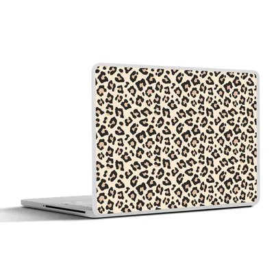 Produktbild von MuchoWow® Laptop Aufkleber Sticker Cover Pantherdruck - Weiß - Rosa 36.5x27.5 cm - Laptop-Sticker
