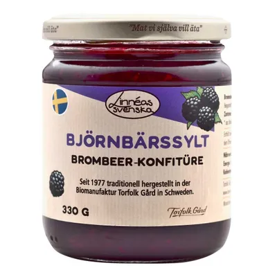 Obrázek produktu pro Džem z borůvek Linnéas, švédský výrobek, 330 g (balení 6 kusů)