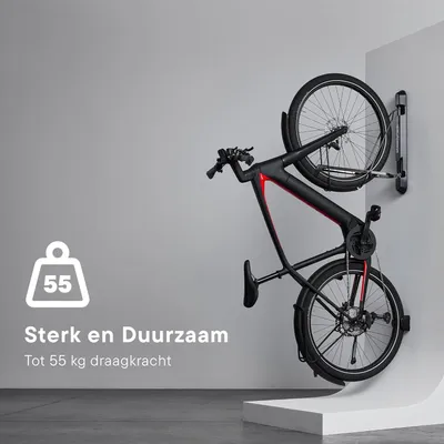Produktbild von Vertikale Wandhalterung für Fahrradaufbewahrung – Schmale Ausführung – Fahrradständer – Fahrradhalterung – Fahrradaufbewahrungssystem