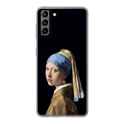 Produktbild von MuchoWow® Handyhülle Schutzhülle Hülle für Samsung Galaxy S21 Plus Mädchen mit Perlenohrring - Vermeer - Kunst Silikon Softcase Handy Hülle - Handy-Tasche