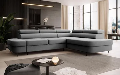 Obrázek produktu pro FurMeb24 ECKSOFA LUNA - 275 x 203 cm vena 18 - s funkcí spánku a postelí - pravá strana