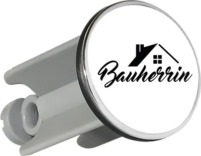 Produktbild von Huuraa Waschbeckenstöpsel Bauherrin 4cm höhenverstellbar Abflussstopfen Geschenkidee