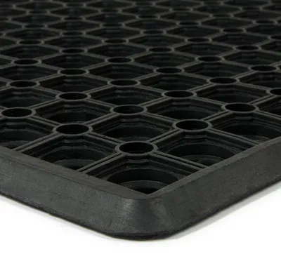 Obrázek produktu pro Gumová venkovní čisticí vstupní rohož FLOMA HoneyComb Ramp - 50 x 100 x 2 c