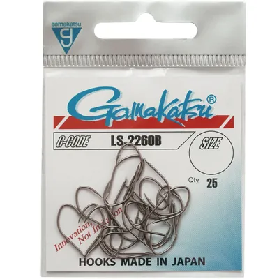 Produktbild von Gamakatsu LS-2260B Hooks Bronzefarben - 25 Angelhaken, Größe:6