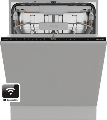 Zdjęcie produktu dla Gorenje GV673C65, Pod ladą, Pełny rozmiar (60 cm), Stal nierdzewna, Dotyk, 2 kosz., Kosz