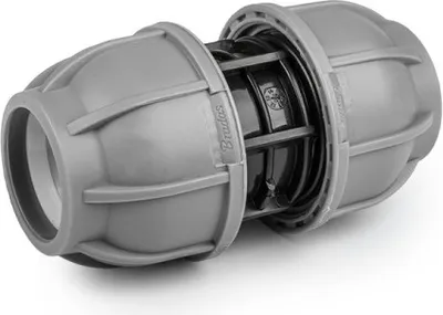 Produktbild von Schlauchverbinder für PE-Rohre 50mm PE Rohr Verbinder Fittings PN10 Bradas 6363