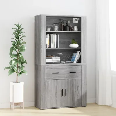 Obrázek produktu pro vidaXL Highboard Grey Sonoma Dřevěný materiál