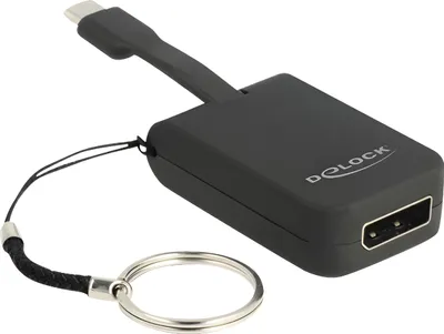Zdjęcie produktu dla DeLOCK 63940, 0,03 m, USB Type-C, DisplayPort, Męska, Żeńska, Prosty