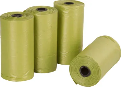 Produktbild von Kerbl Hundekotbeutel grün, 4x 20 Stk biologisch abbaubar,; 80821