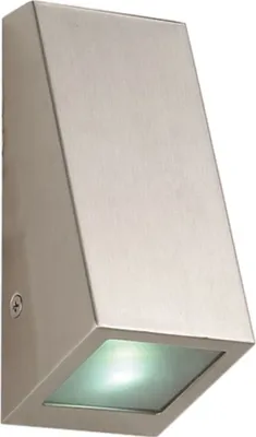 Produktbild von LED Wandlampe, Edelstahl, silber L 8,5 cm
