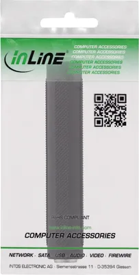 Produktbild von InLine Audio Adapter, 6,3mm Klinke Buchse / Buchse, Stereo, 6.3mm jack female, 6.3mm, Schwarz