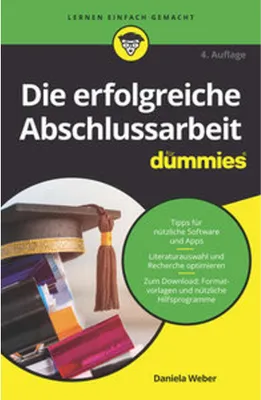 Immagine prodotto di Die erfolgreiche Abschlussarbeit für Dummies