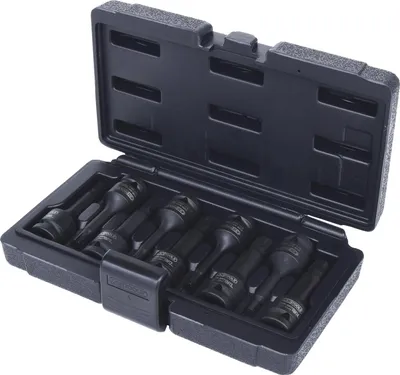 Zdjęcie produktu dla KS TOOLS Zestaw nasadek 1/2" do śrub RIBE 9-częściowy 911.0934
