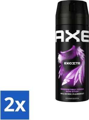 Produktbild von Ax Deodorant Body Spray Excite 150 ml - Vorteilspack - 2 Stücke