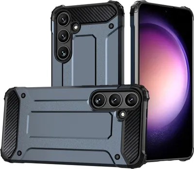 Produktbild von Hybrid-Rüstungshülle für Samsung Galaxy S24 Plus-Rüstung - Blau