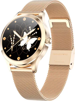 Zdjęcie produktu dla Smartwatch dla kobiet, 1,32-calowy ekran dotykowy HD, wodoodporny IP68, z monitorowaniem tętna / snu, monitor fitness z wieloma trybami sportowymi