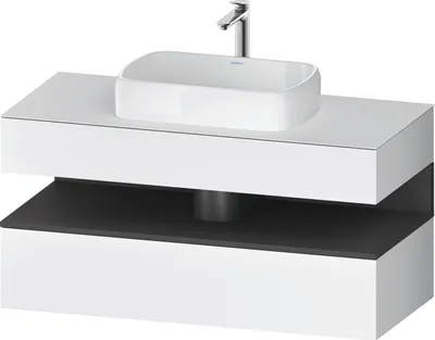 Produktbild von DURAVIT QA4732049180000 QTG KWTU WH Ek. 1200x550x600 Wß Mt. H