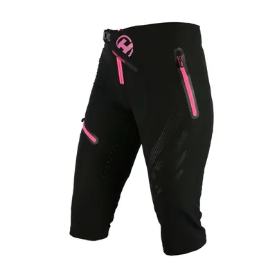 Produktbild von HAVEN Fahrradshorts ohne Träger - 3/4 ENERGY THREEQ - Rosa/Schwarz 3XL