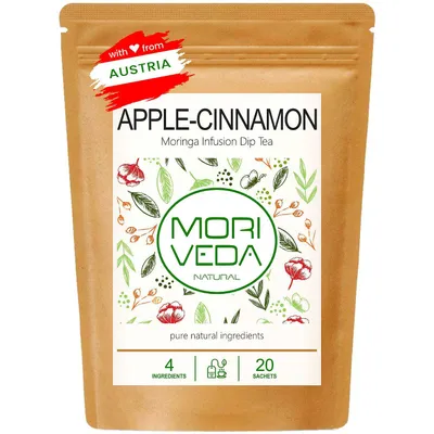 Produktbild von Moringa Apfel-Zimt Tee I 100 % natürlich & vegan I I 20 Beutel von Moriveda