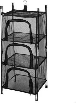 Produktbild von Aktive Hängender Kleiderschrank Organizer 63073 Silber 87x38x36cm Silber 87x38x36cm