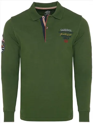Produktbild von Brandneu Langarm-Poloshirt CARISMA Khaki CRM3438 4XL