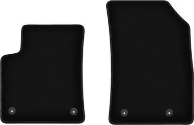 Immagine prodotto di Wielganizator Tappetini anteriori in velluto per Opel Crossland X (2017-, crossover) neri, set 2 pz, con fissaggi