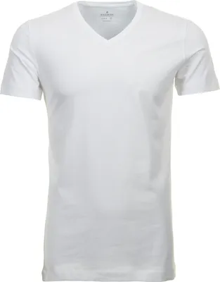 Produktbild von Größe L Ragman Herren T-Shirt Doppelpack V-Ausschnitt Body Fit weiß Modell 48057