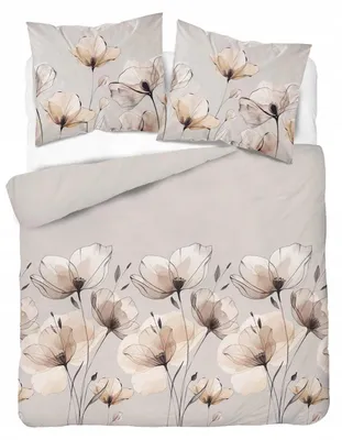 Image de Detexpol Home Satin Parure de lit 160x200 coton satiné fleuri
