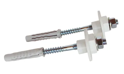 Produktbild von SOMATHERM FOR YOU – Set mit 2 Befestigungen für Waschtischhalterungen an massiver Wand – Exzentrische Unterlegscheibe 8x90