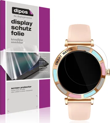 Produktbild von 6x Schutzfolie für Braidol Smartwatch 1.27 Zoll klar Displayschutzfolie Folie Display Schutz dipos