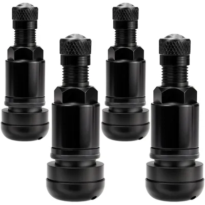 Produktbild von STIX 4x Metallventil Aluventil Schwarz - X1 Series Black Edition