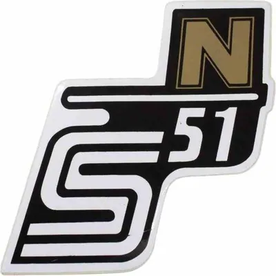 Immagine prodotto di Adesivo Simson S51 N Oro