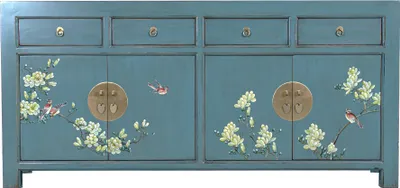 Produktbild von Fine Asianliving Chinesische Kommode chinesisches Sideboard chinesischer Schränke China Möbel Schrank Orientalischer Asiatischer 40x85x180