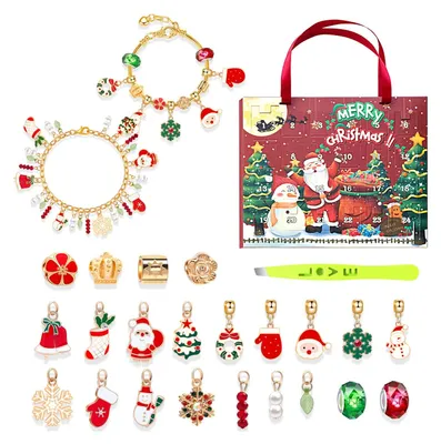 Produktbild von Adventskalender 2024 mit Schmuck für Kinder