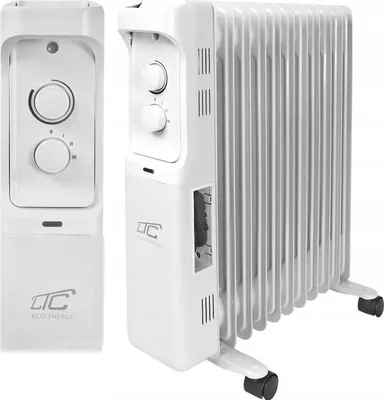 Produktbild von Blaupunkt HOR401 Ölradiator 18 m² 2000 W Weiß, Schwarz (HOR401)