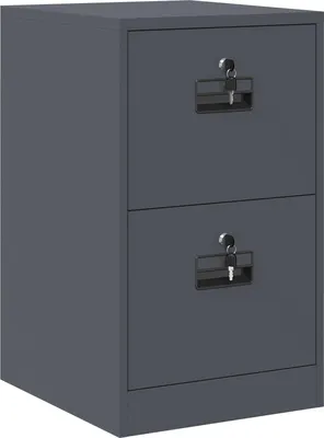 Immagine prodotto di vidaXL Scaffale portadocumenti antracite 44 x 50 x 74,5 cm Acciaio laminato a freddo