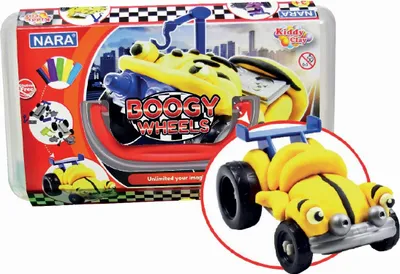 Image de Kit de plasticine NARA Boogy Wheels + accessoires