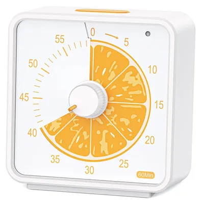 Productafbeelding van Solidchoice - 60 Minuten Visuele Timer voor Kinderen met Fruitpatroon