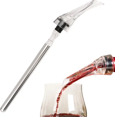 Produktbild von bremermann Dekanter Wein-Ausgießer mit Edelstahl-Kühlstab, Dekantier-Belüfter