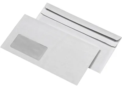 Produktbild von 1000 Mailmedia® Briefumschläge Kompakt mit Fenster weiß