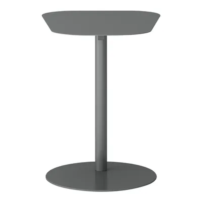 Produktbild von Beistelltisch 'Nastätten' Balkontisch Metall 50 x 50 x 38 cm Grau, matt