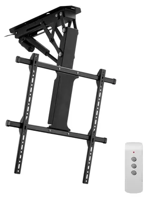Produktbild von VEVOR Motorisierte Decken-TV-Halterung, TV-Wandhalterung für 32 bis 55 Zoll Fernseher, Elektrisch verstellbare Decken-TV-Halterung, Motorisierte Klapp-TV-Halterung mit maximalem VESA 24 x 16 Zoll, geeignet für Fernseher bis zu 120 lbs, Decken Typ-a, 40 kg