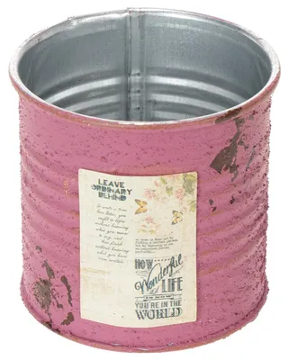 Produktbild von Pflanzgefäß Metall Vintage Look Rost Optik Dekoration nostalgisch