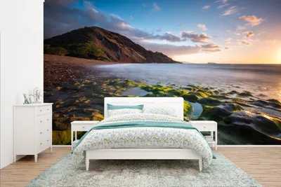 Produktbild von Fotobehang Makena Reef bei Sonnenuntergang - Breite 435 cm x Höhe 260 cm