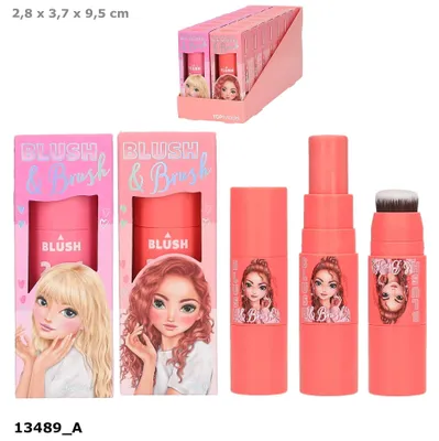 Zdjęcie produktu dla Top Model Róż z pędzelkiem BEAUTY&ME 1szt mix
