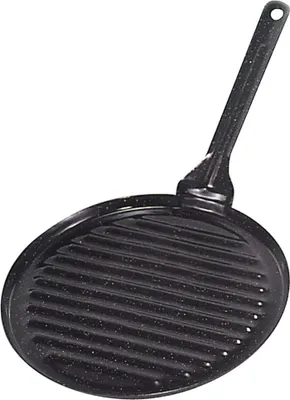 Zdjęcie produktu dla Okrągła porcelanowa patelnia grillowa 24 cm