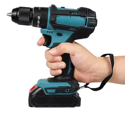 Image de Perceuse-visseuse à percussion sans fil - Couple de 520 Nm - Mandrin de 10 mm - Fonctionne avec des batteries 18 V - 1 batterie fournie
