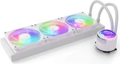 Produktbild von Valkyrie VK-AIOJR360W, All-in-One-Flüssigkeitskühler, 36 cm, Weiß