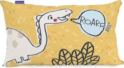 Image de Taie d'oreiller HappyFriday Moshi Moshi Dino Friends Coloré 50 x 30 cm